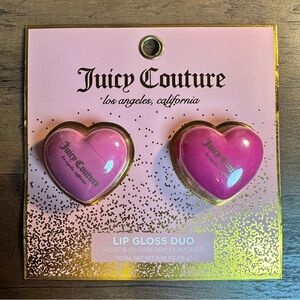 Juicy Couture Rose & Raspberry Heart Lip Gloss Duo